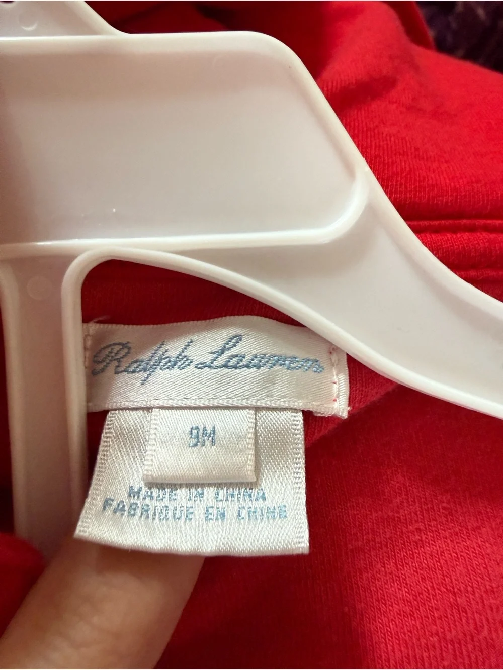 Ralph Lauren soft velour